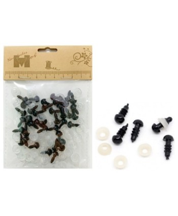 PACK 3 BOLSAS DE 40 OJOS SEGURIDAD CMARRON