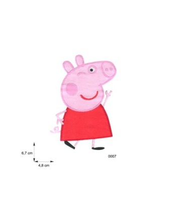 TERMOADHESIVO BORDADO PEPPA PIG