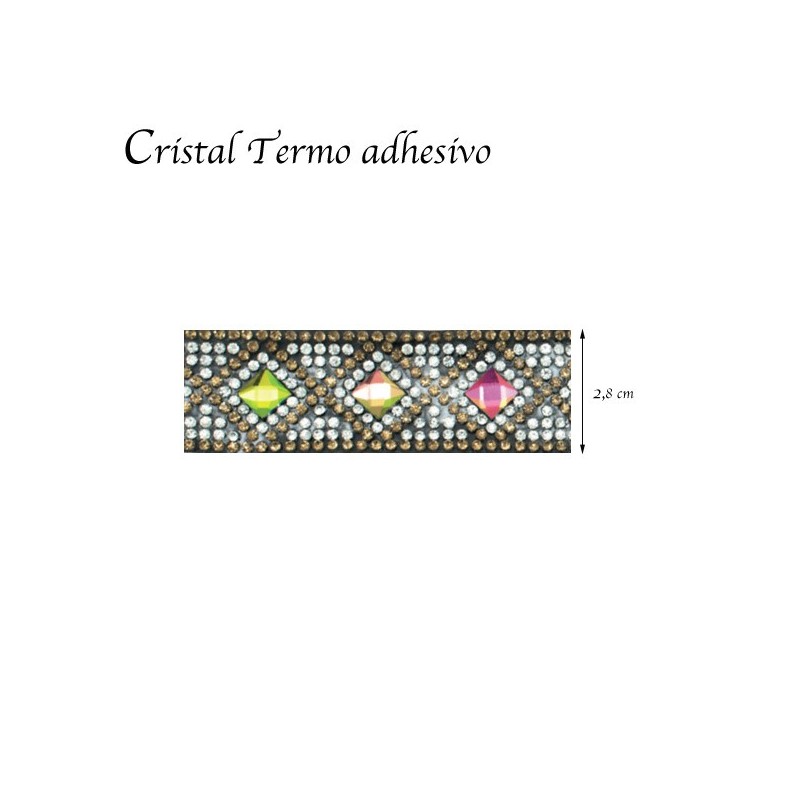 GALON CRISTAL TERMOADHESIVO