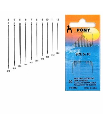 BLIST 20 AGUJAS CORTAS PATCHWORKQUILTING 03859