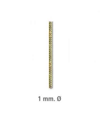 PIEZA 100mts CORDON METALIZADO 1mm
