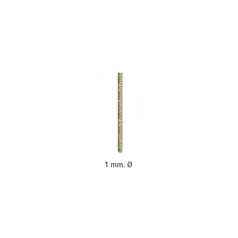 PIEZA 100mts CORDON METALIZADO 1mm