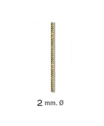 PIEZA 100mts CORDON METALIZADO 2mm