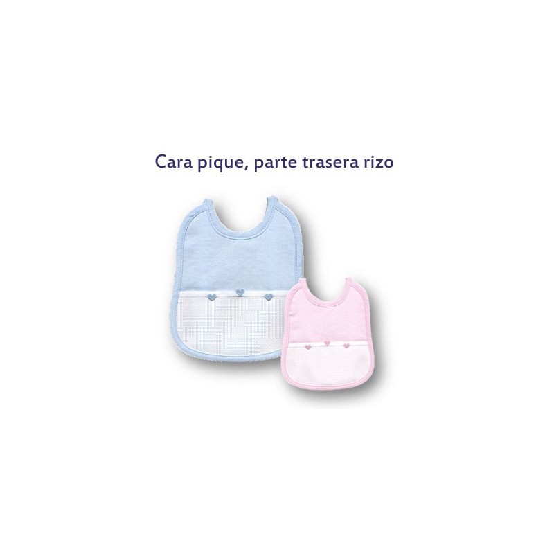 PAQUETE 3 BABEROS PIQUE 17 X 205