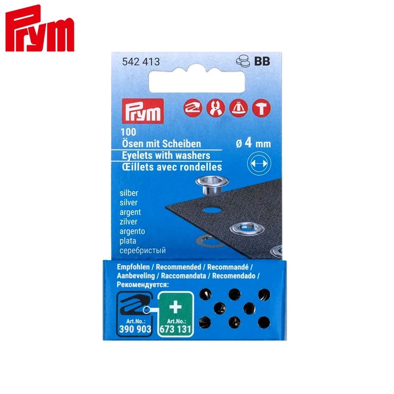 RECAMBIO OJETES ARAND LAT4mm PL 100