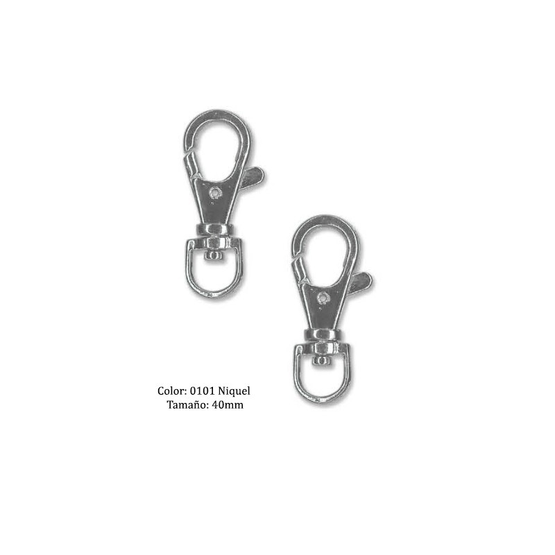 MOSQUETON 40mm  25uds