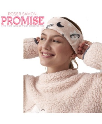 PIJAMA MUJER 2P BORREGUITO  DIADEMA