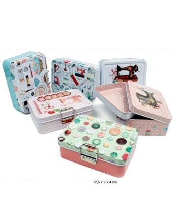 CAJA 12 LATAS COSTURA CUADRADA