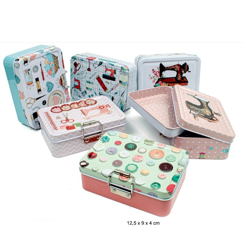 CAJA 12 LATAS COSTURA CUADRADA