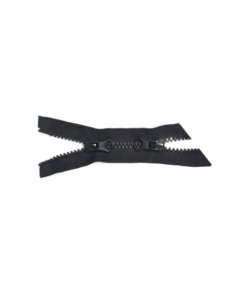 CREMALLERA INYECTADA  ABIERTA TIPO-5 DOBLE CURSOR