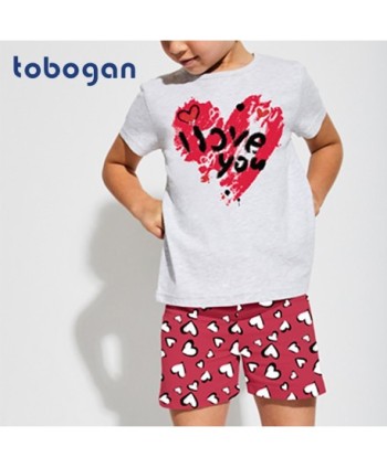 PIJAMA INFANTIL NIA CORTO