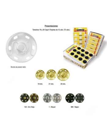 CAJA 72 BROCHES METALICOS