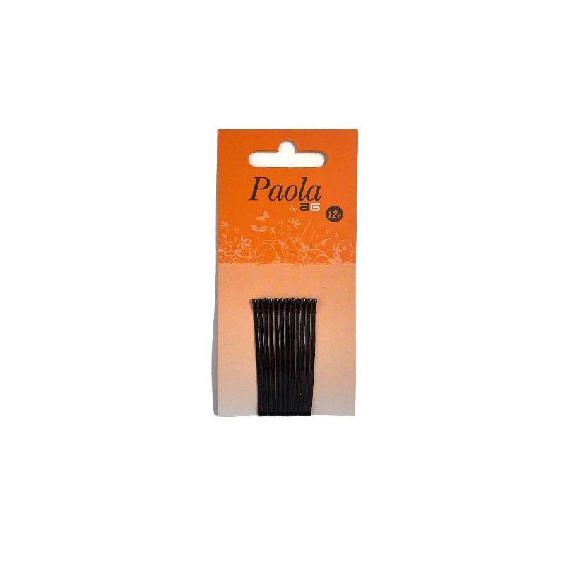 CARTON 12 CLIPS PELO 5cms PAOLA