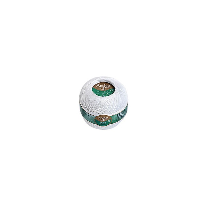 CAJA 10 Ovillos 20grs MERCER CROCHET CCRUDO