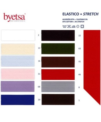 ROLLO 25mtrs BIES ELASTICO