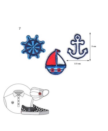 PACK 5 SETS DE 3 PARCHES TERMOADHESIVOS