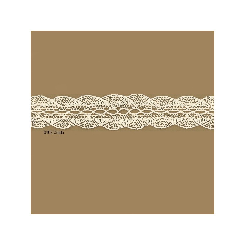 PUNTILLA BOLILLO MERCERIZADO 33 cms