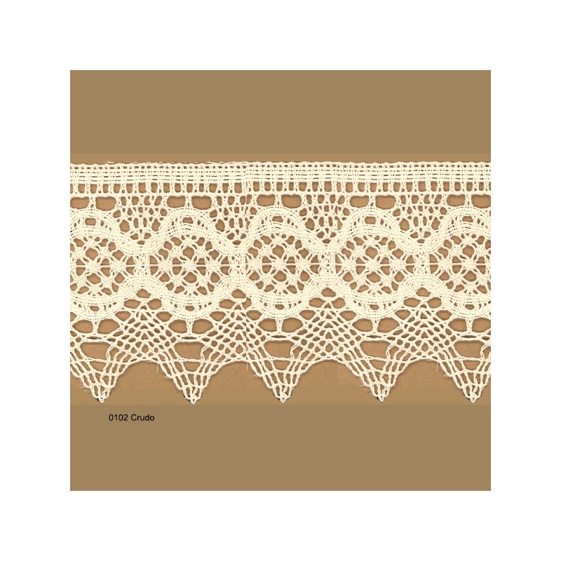 PUNTILLA BOLILLO NO MERCERIZADO 95 cms