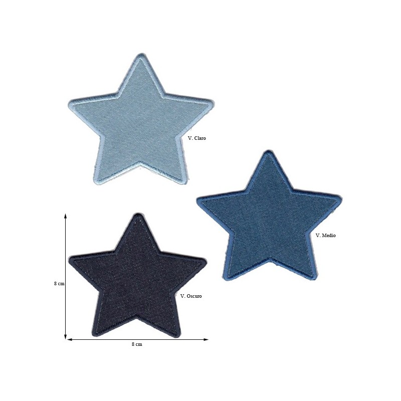 PACK3 TERMOADHESIVOS ESTRELLA TEJANA