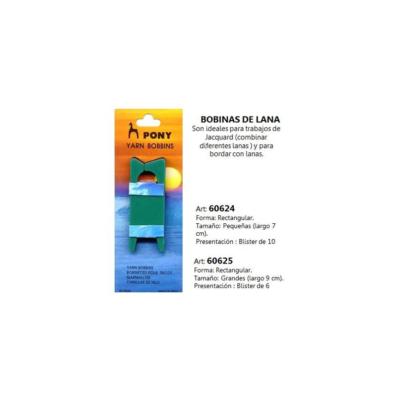CAJA 516 BOBINAS DE PLASTICO PARA LANA PEQU 7cms