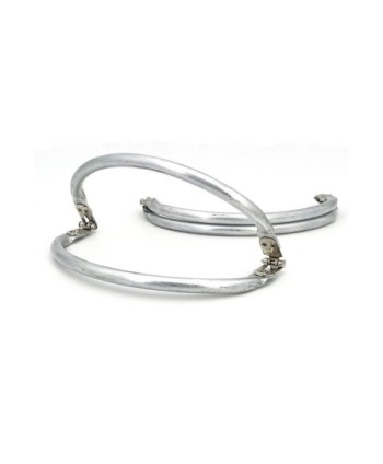 BLISTER 2 BOQUILLAS OVALADAS ALUMINIO 19cms