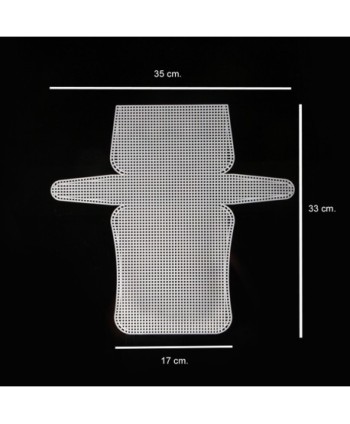 PACK 3 MALLAS PLASTICO 35 X 33 x 17cms PARA TEJER BORDAR