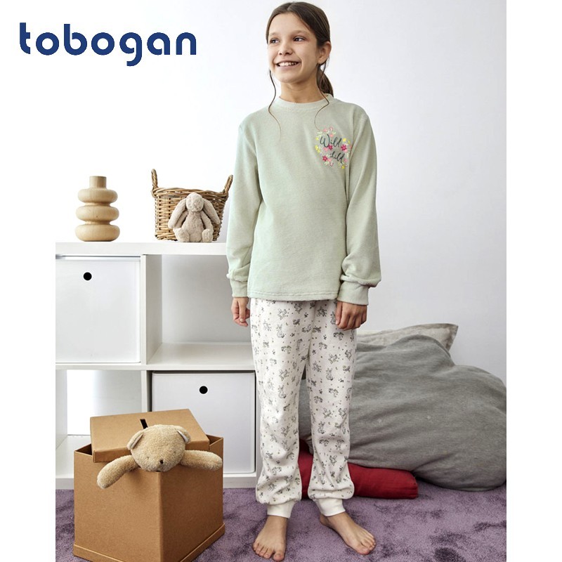 PIJAMA NIA TERCIOPELO