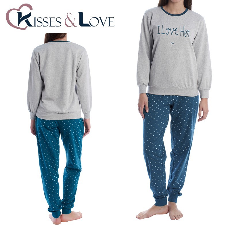 PIJAMA MUJER 2P AFELPADO