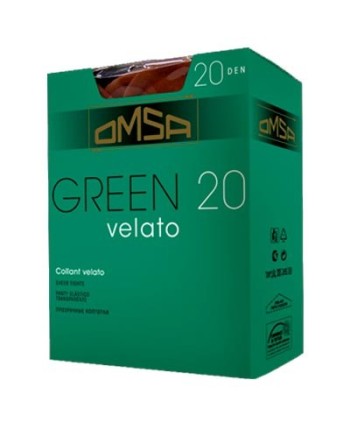 CAJITA 2 PANTYS 20den GREEN VELATO