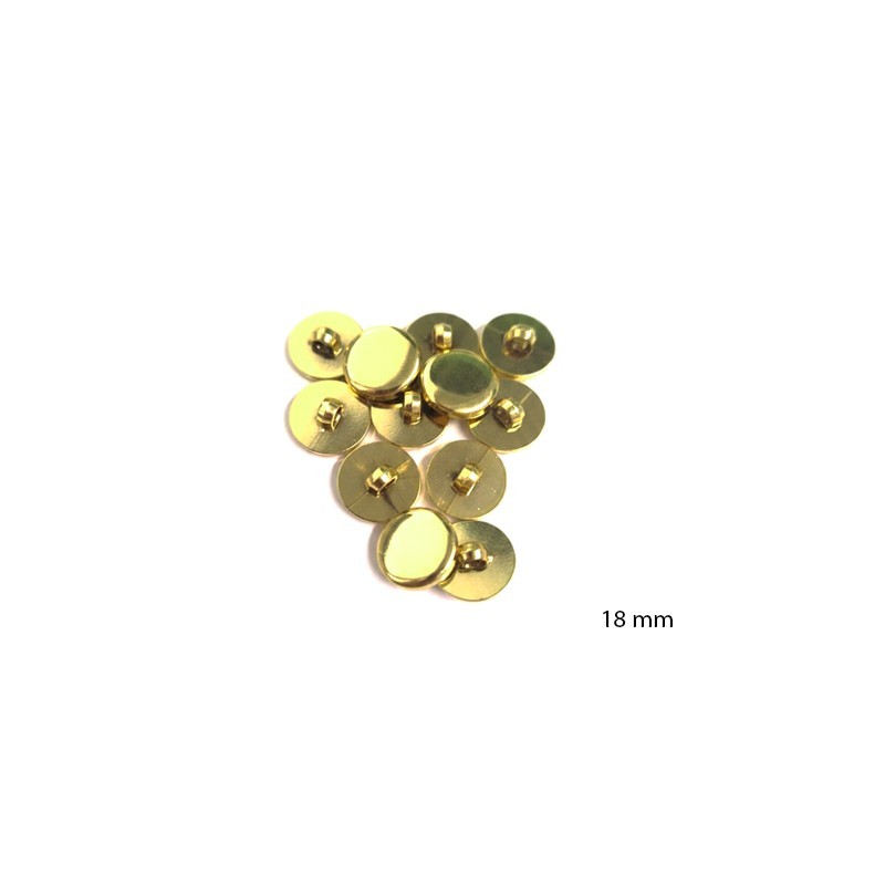 BOLSA 40 BOTONES METALIZADOS 18mm
