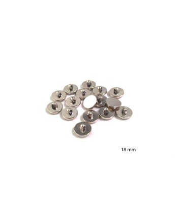 BOLSA 50 BOTONES METALIZADOS 18mm